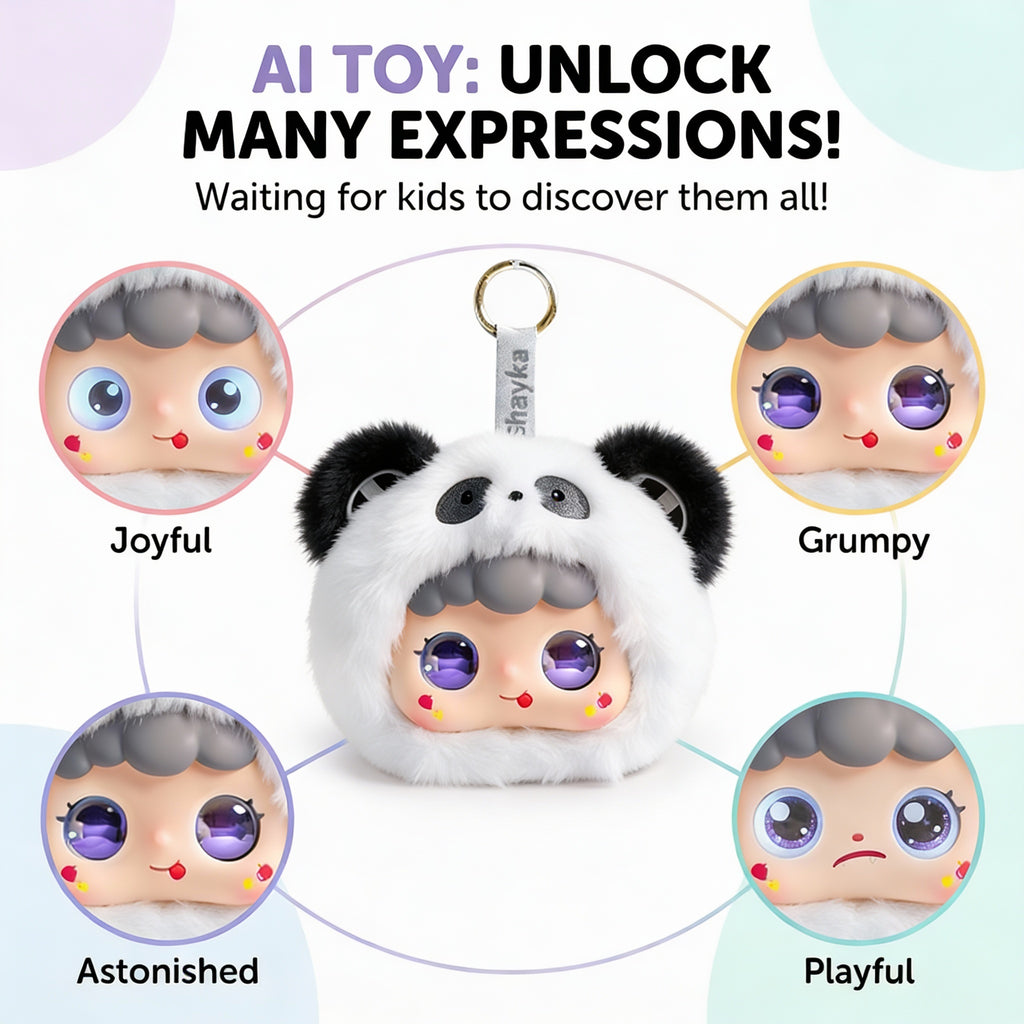 AI Interactive Plush Toy WowLulu - White