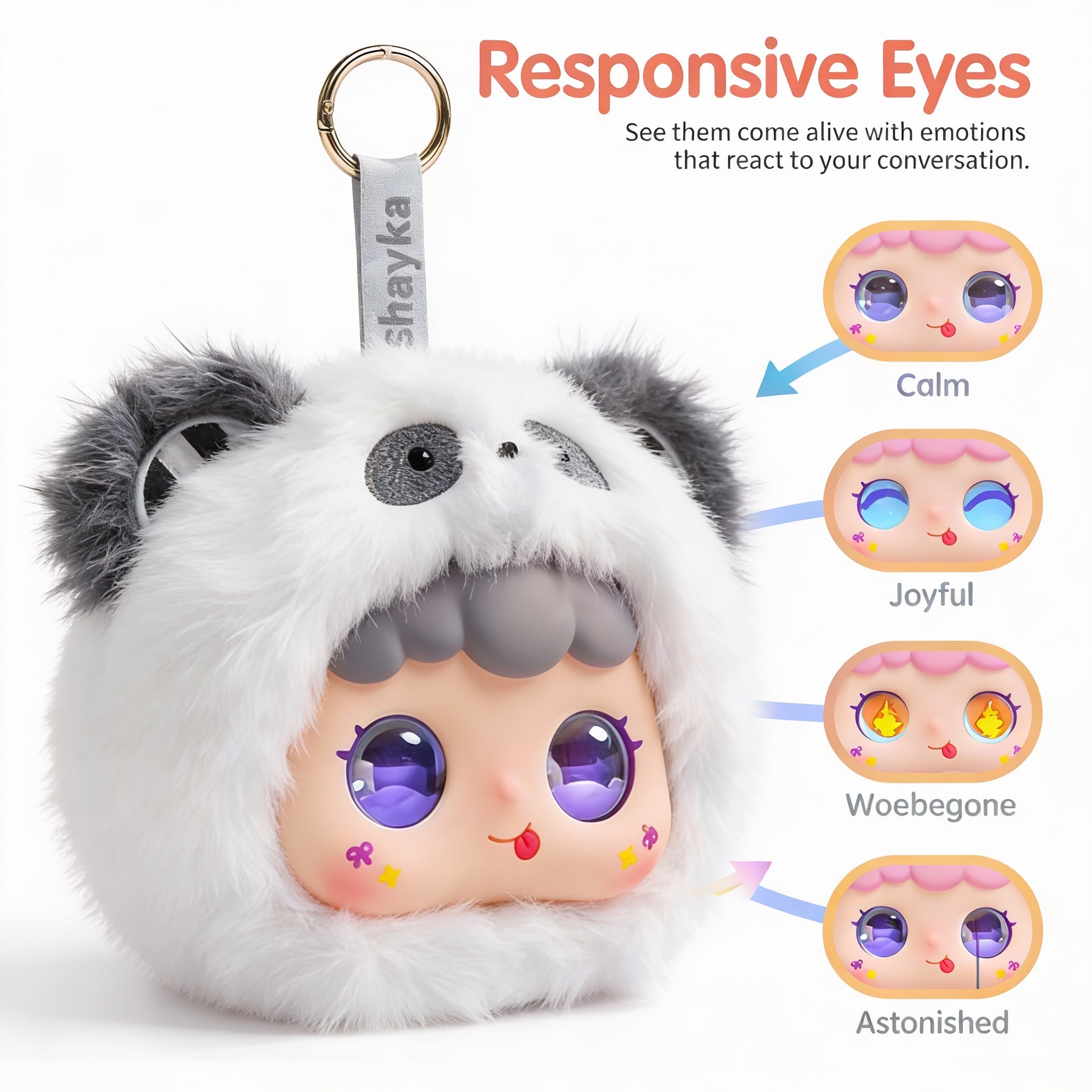 AI Interactive Plush Toy WowLulu - White