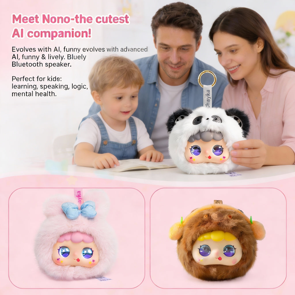 AI Interactive Plush Toy WowLulu - White