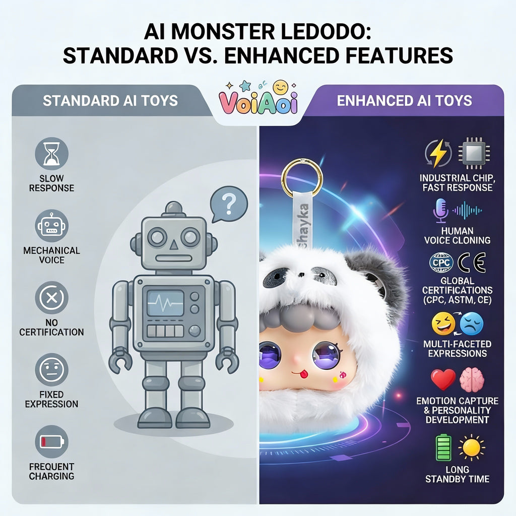 AI Interactive Plush Toy WowLulu - White