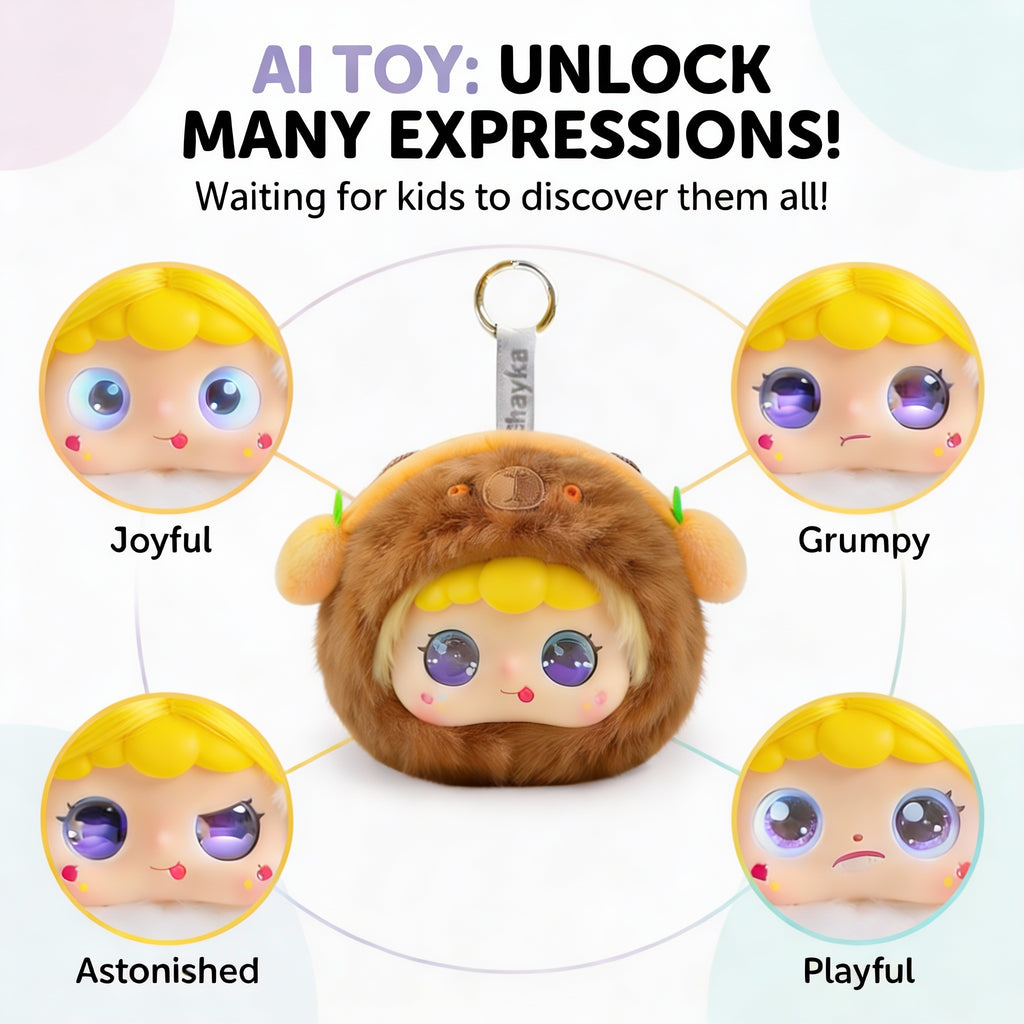 AI Interactive Plush Toy WowLulu - Brown