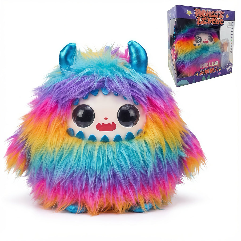 AI  Interactive Plush Toy Monster - Rainbow