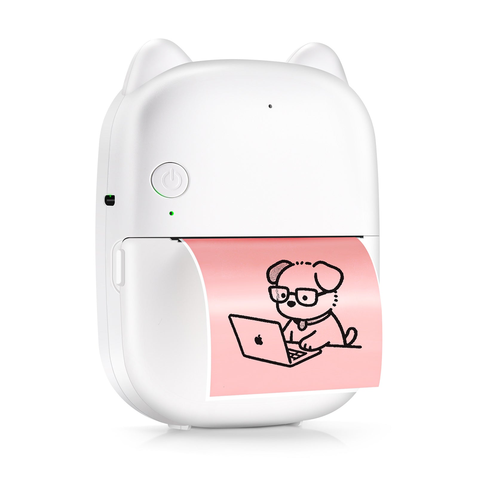 AI Voice Sticker Printer, Talk to Print Creative AI Mini Printer, Wireless Inkless Thermal Printer, Portable AI Print pod Instant Sticker Maker for School Office Home Study Note DIY Label