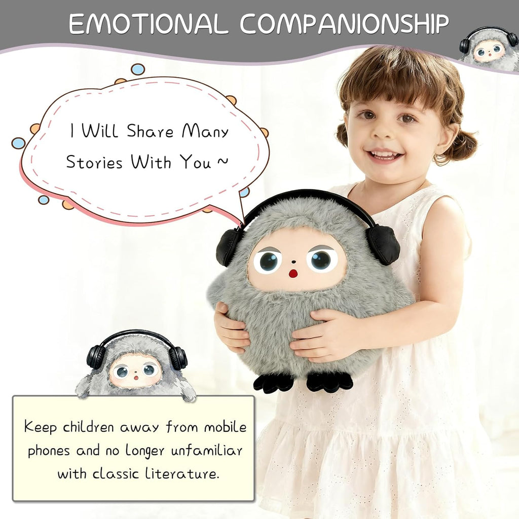 AI  Interactive Plush Toy LEDODO - Pink Bibbon