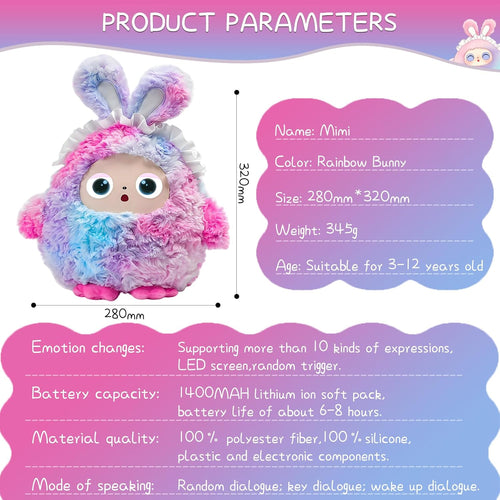 AI  Interactive Plush Toy LEDODO - Bunny