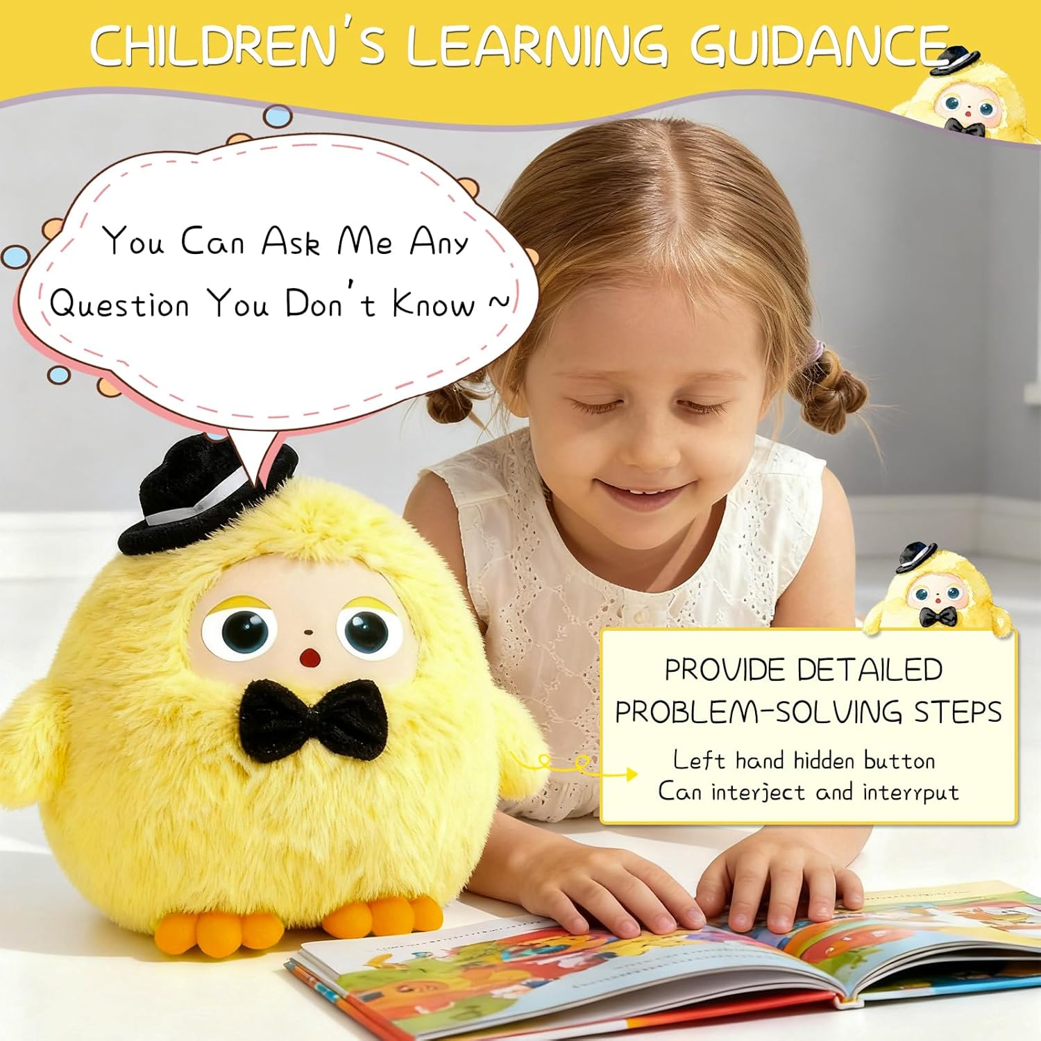 AI  Interactive Plush Toy LEDODO - Bunny