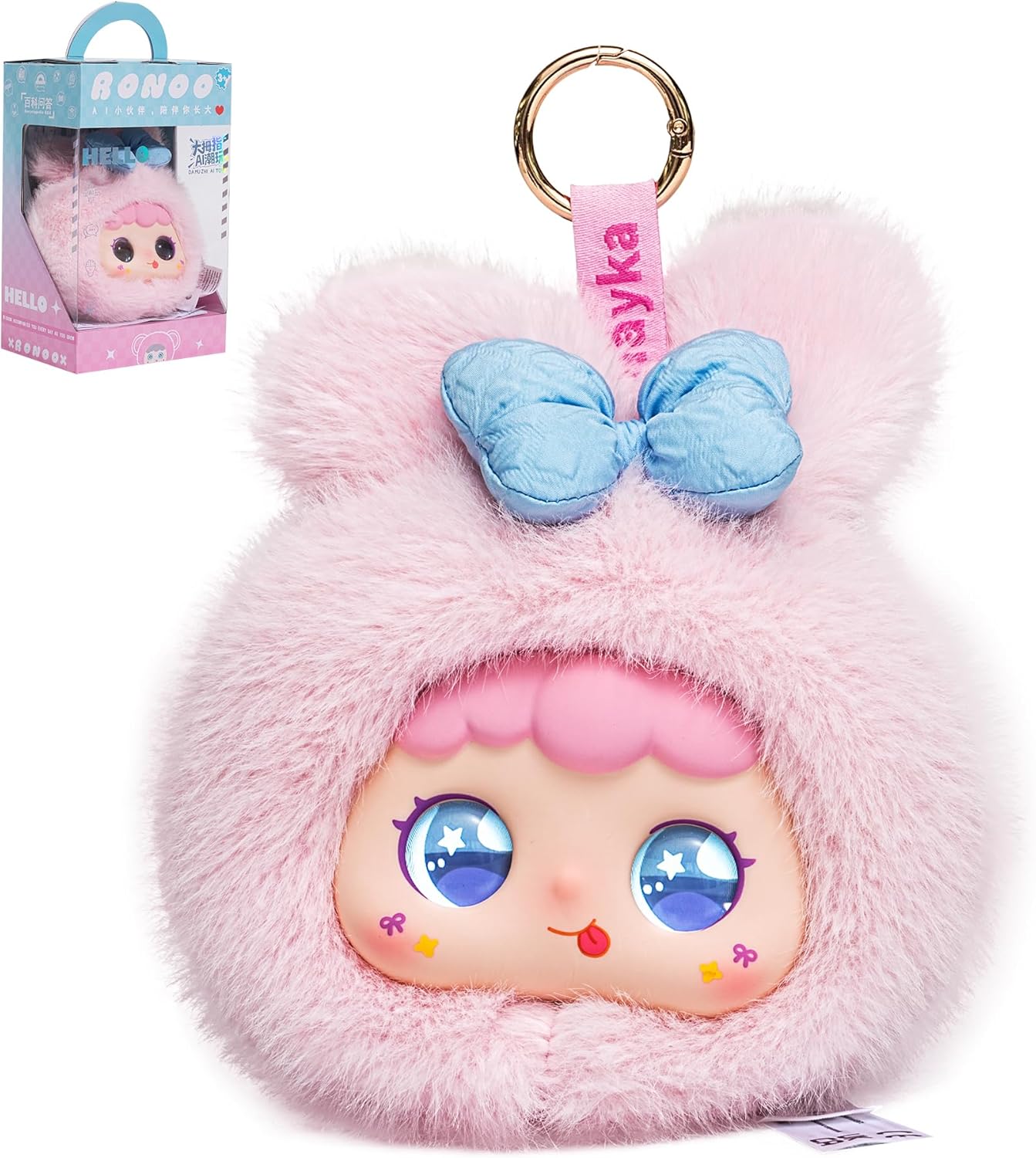 AI  Interactive Plush Toy WowLulu - Pink