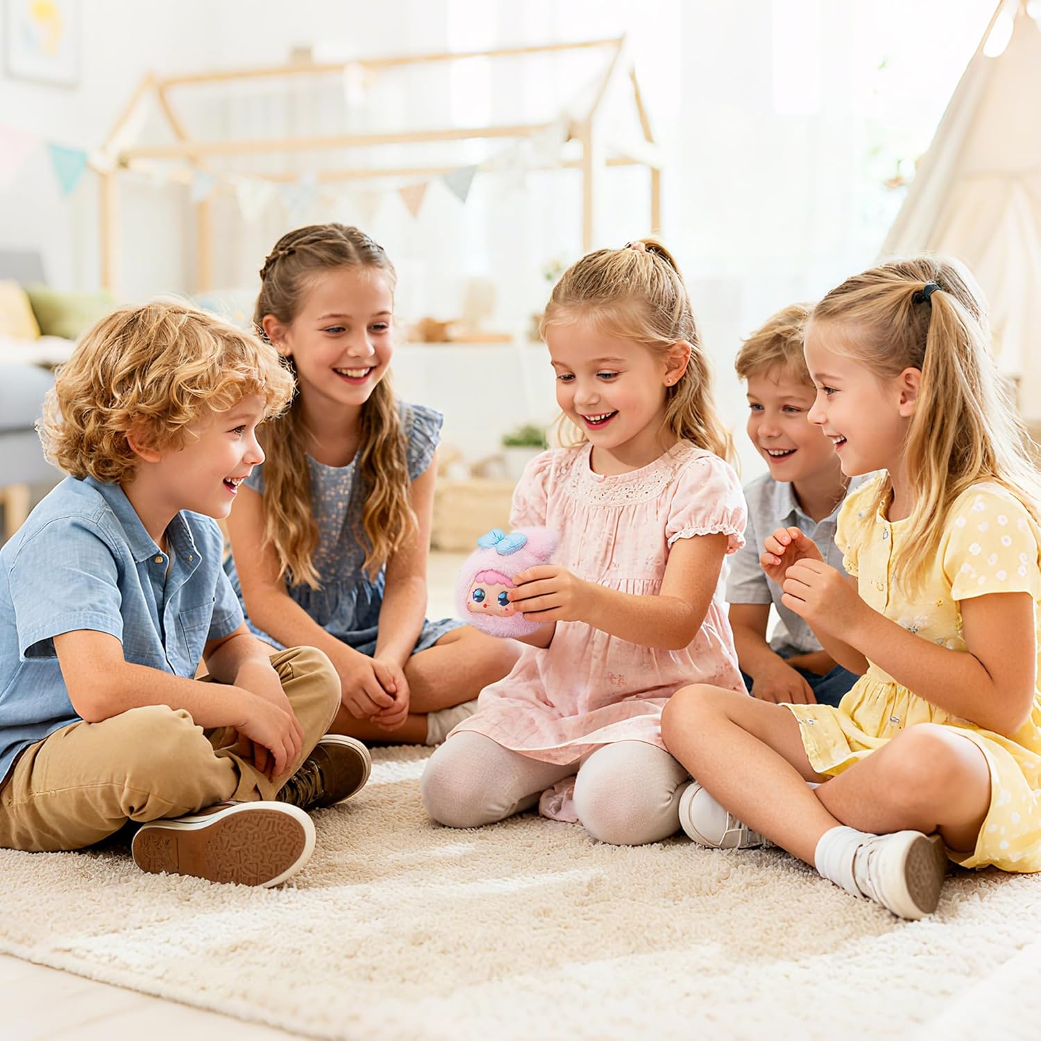 AI  Interactive Plush Toy WowLulu - Pink