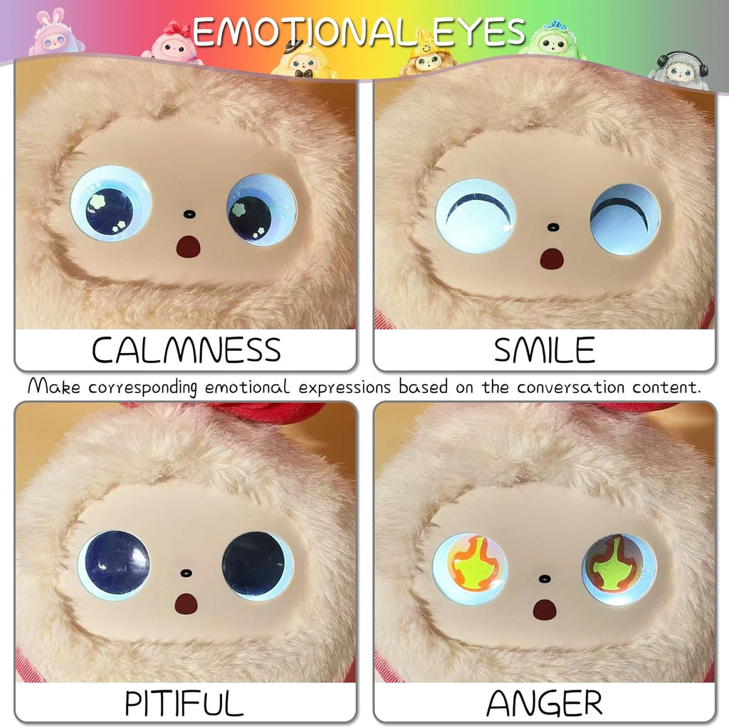 AI  Interactive Plush Toy LEDODO - Pink Bibbon