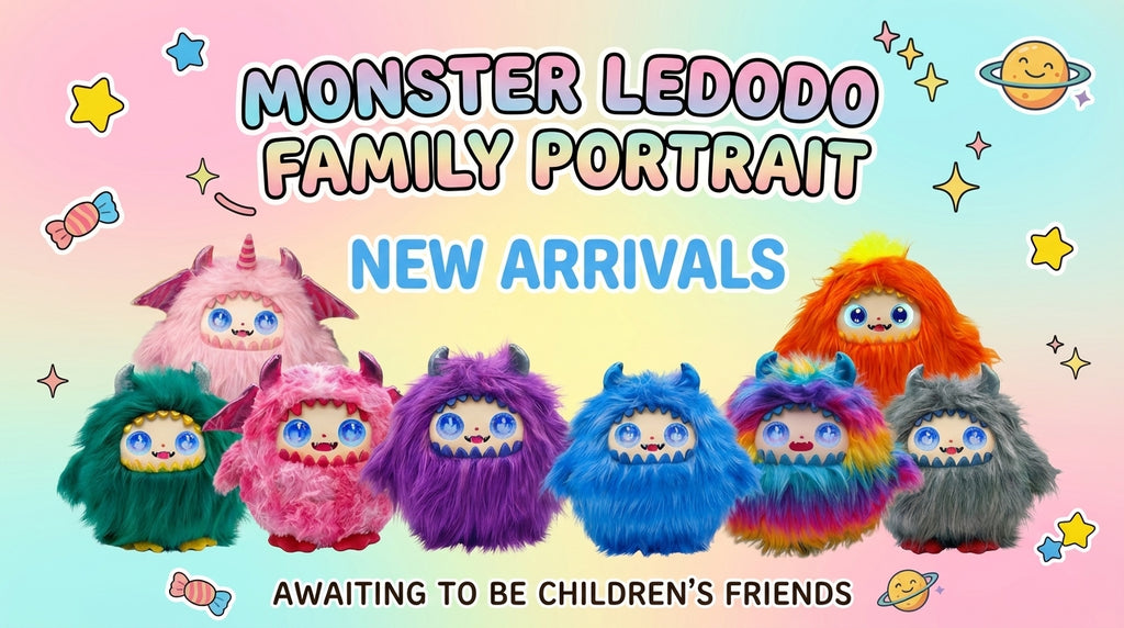 AI  Interactive Plush Toy Monster - Rainbow