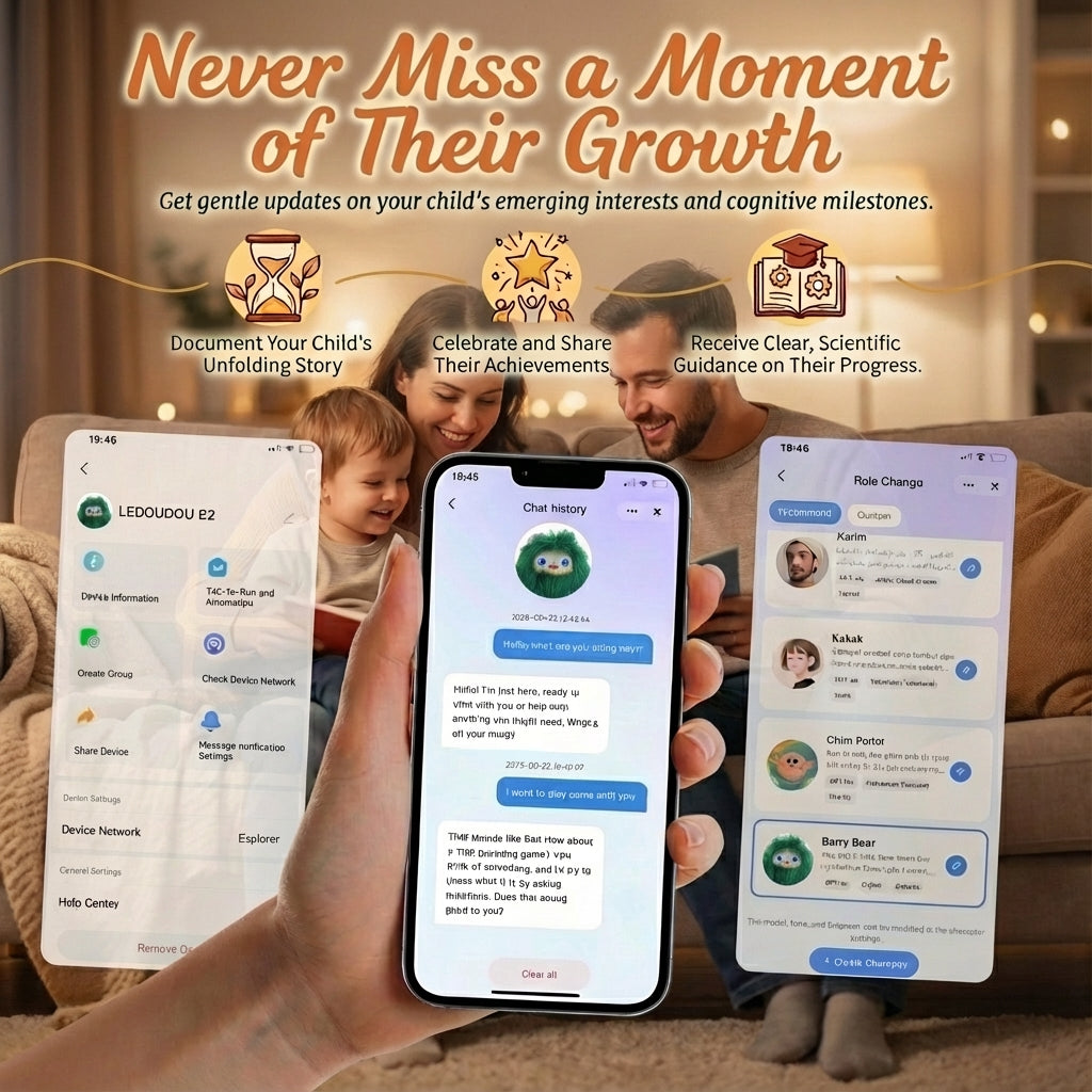 AI  Interactive Plush Toy Monster - Green